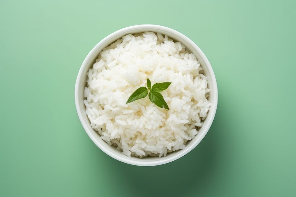 Rice bowl food freshness basmati.