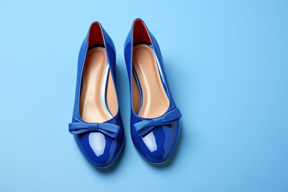 Woman mary jane shoes footwear blue elegance.