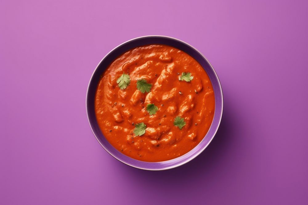Tikka Masala curry food bowl.