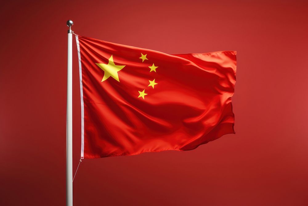 Flag of China. AI generated Image by rawpixel.