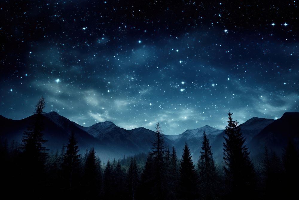 Star background landscape outdoors nature.
