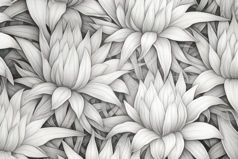 Pastel monotone nature wallpaper pattern drawing sketch backgrounds.