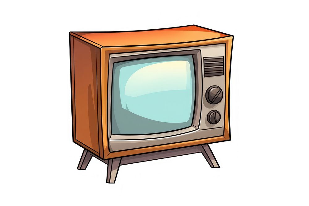 Television cartoon broadcasting electronics.