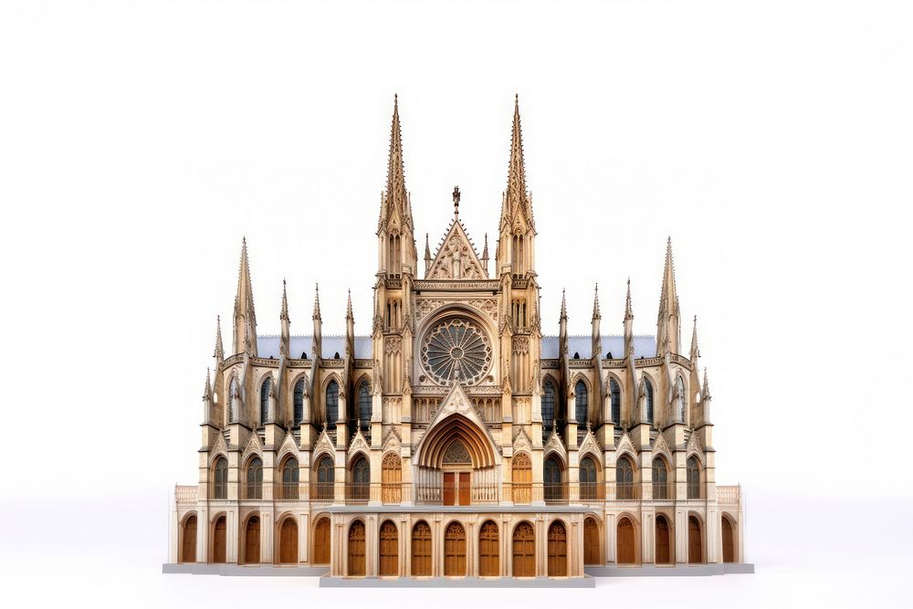 Notre-Dame de Paris church architecture building tower.