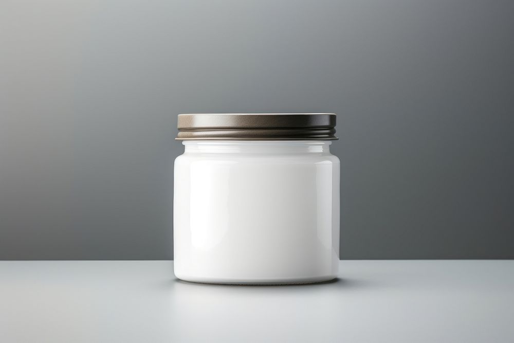 Plastic protein jar gray container drinkware.