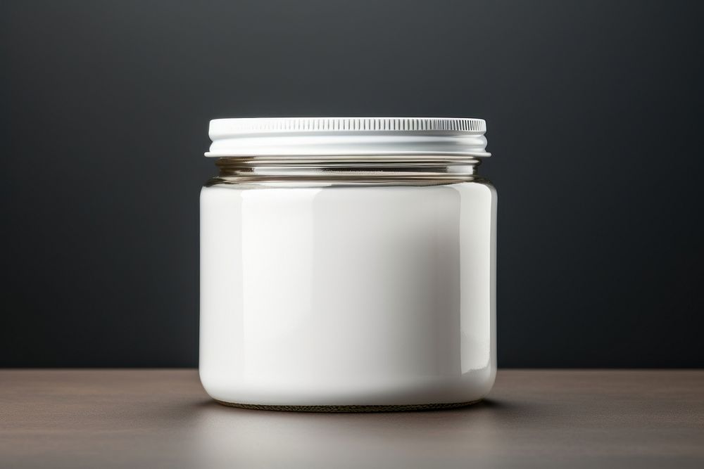 Plastic protein jar milk drinkware container.