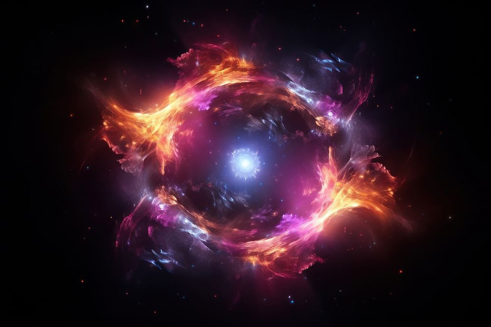 Transparent galaxy horizon astronomy universe nebula.