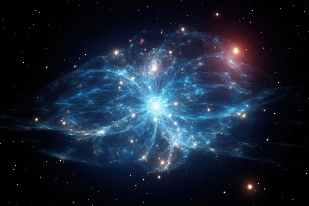 Transparent galaxy supernova astronomy universe outdoors.