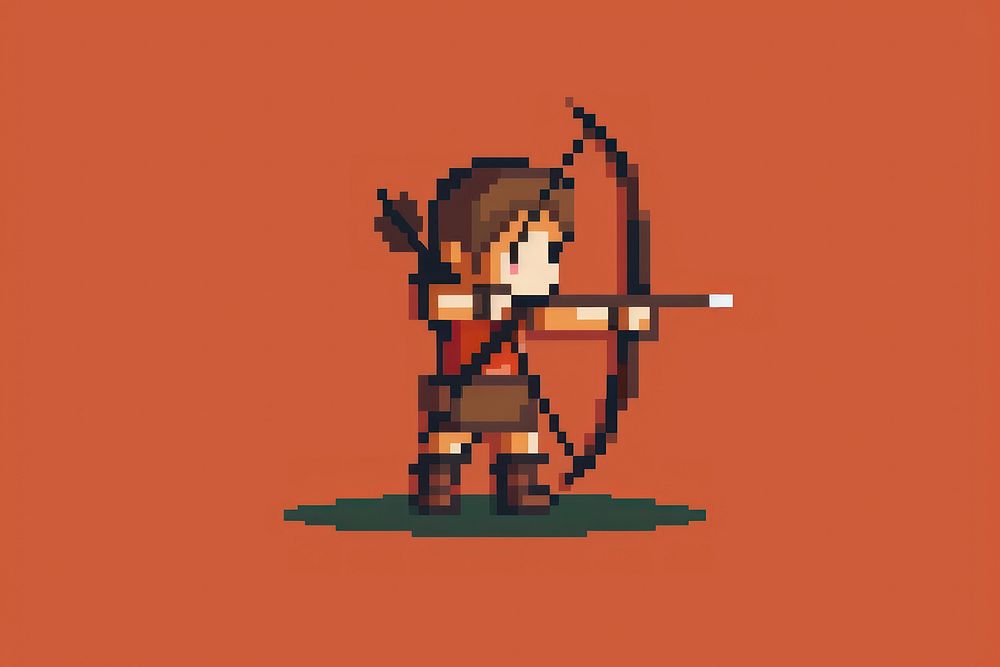 Archer cut pixel creativity pixelated weaponry.