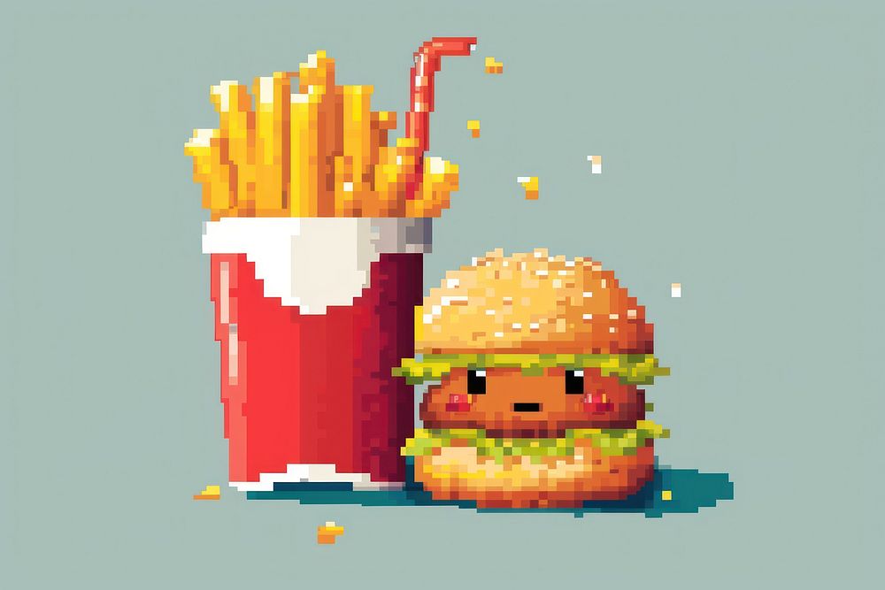 Austria cut pixel food hamburger freshness.