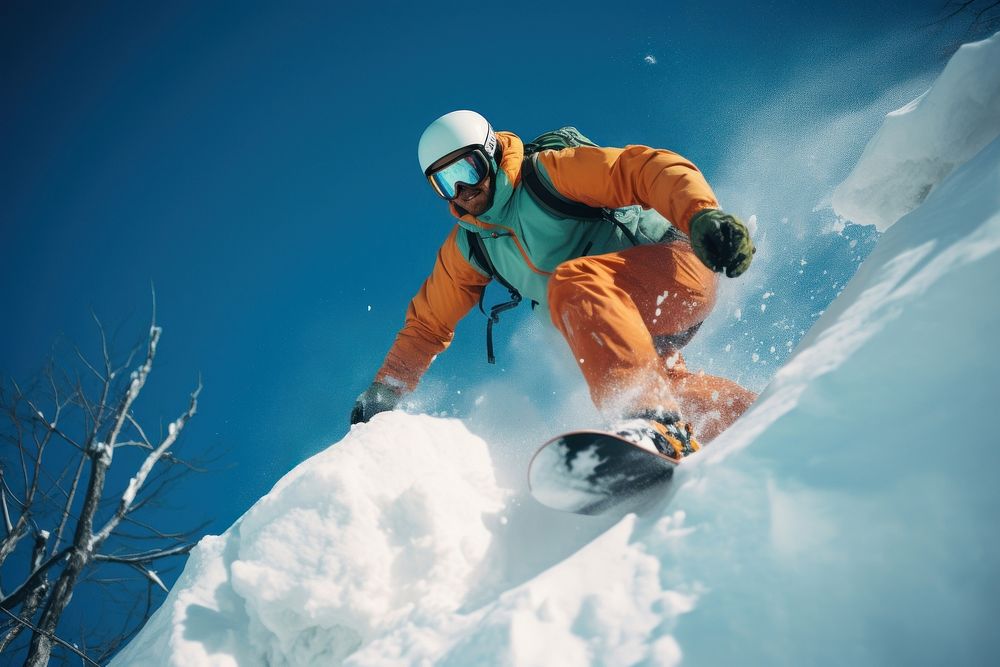 Snow climbing sports snowboarding recreation.