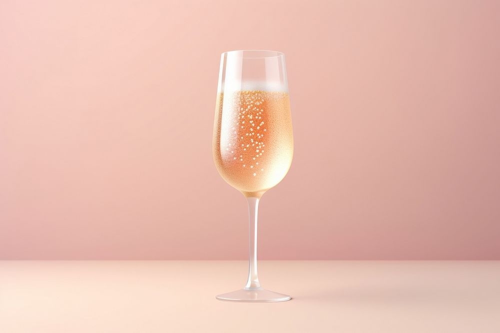 Champagne glass celebration cocktail drink.