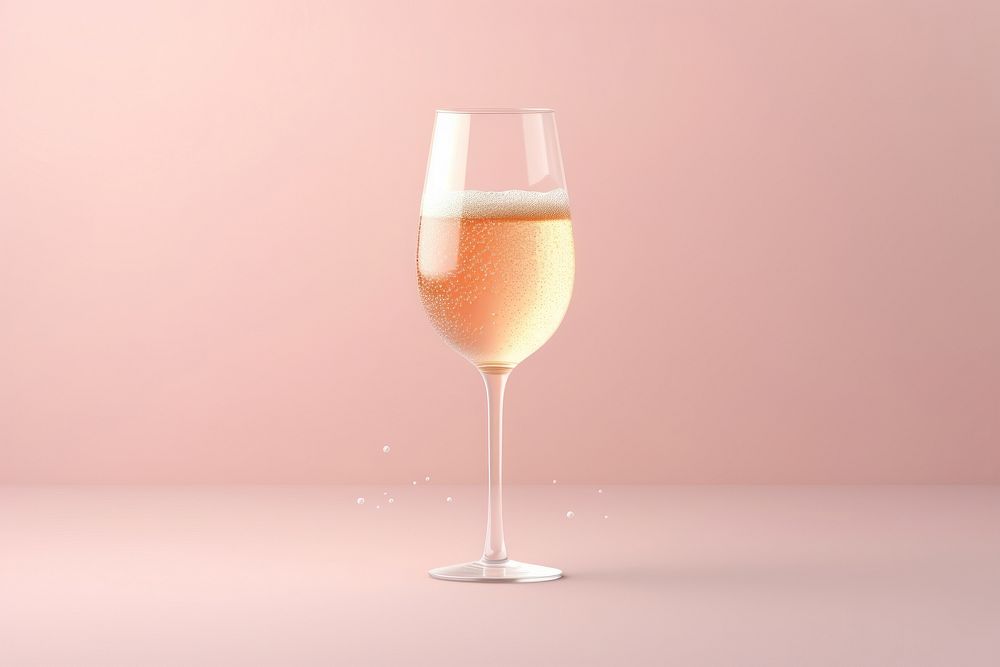 Champagne glass celebration cocktail drink.