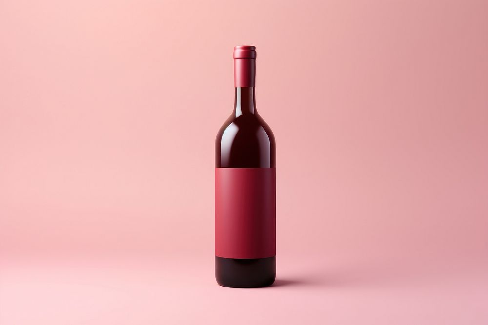 Wine bottle drink refreshment container.