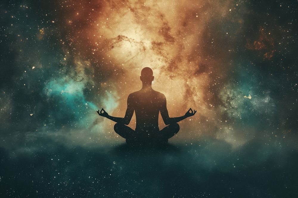 Meditation background spirituality universe adult.