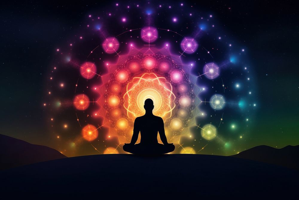 Meditation background spirituality universe yoga.