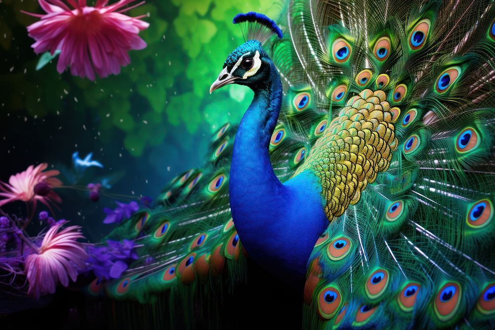 Peacock animal bird fragility.
