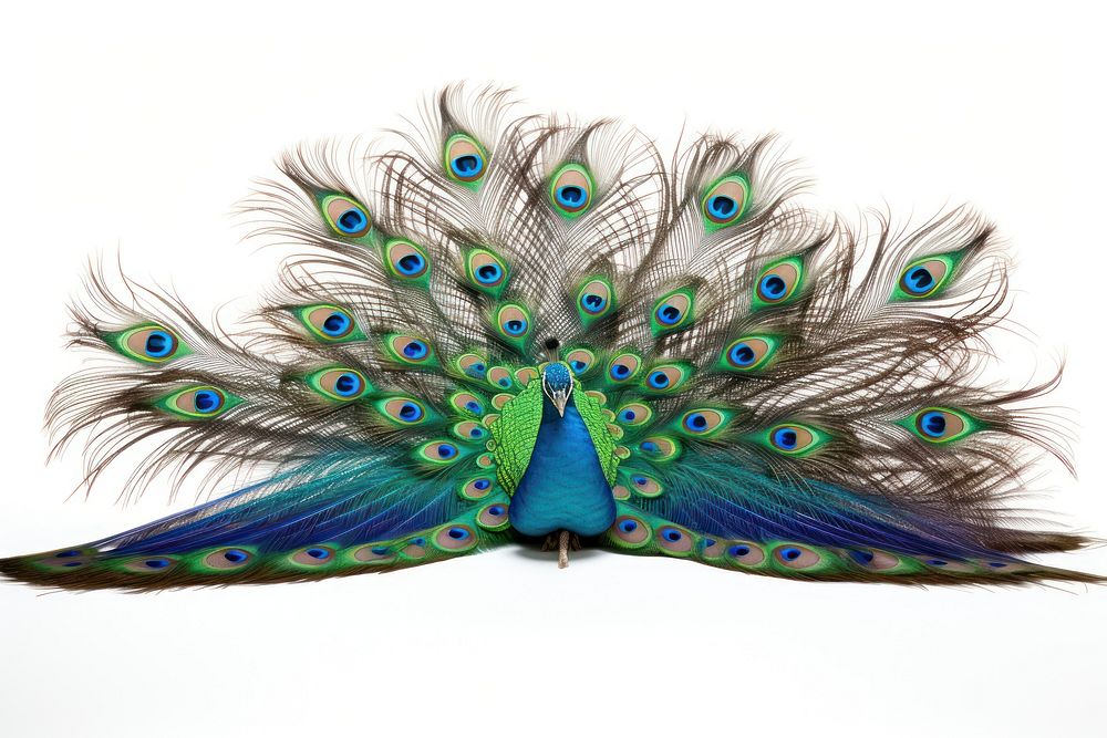 Peacock feather animal bird.