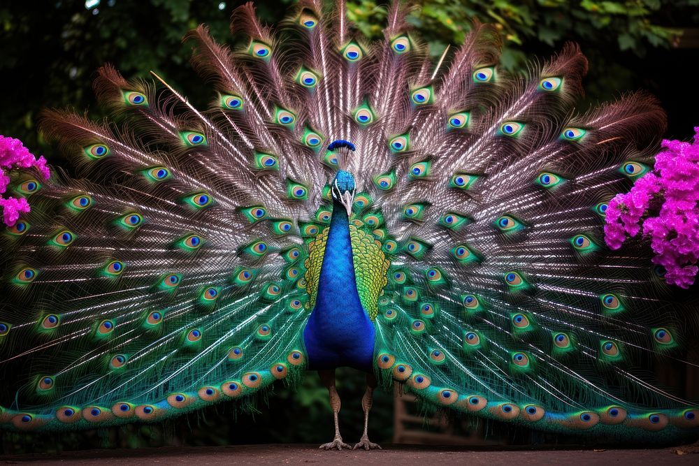 Peacock animal bird day.