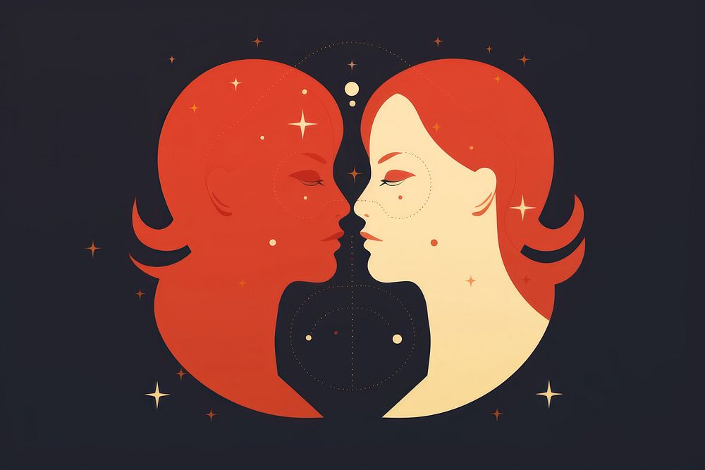 Gemini astrology sign adult night togetherness.