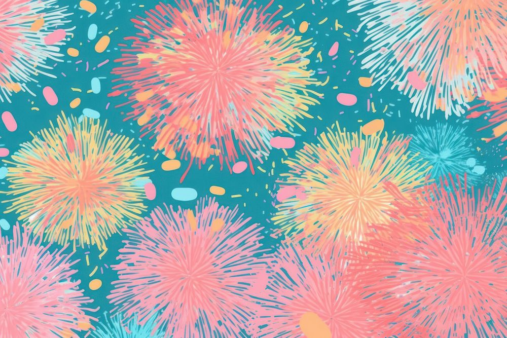 Fireworks pattern texture backgrounds.