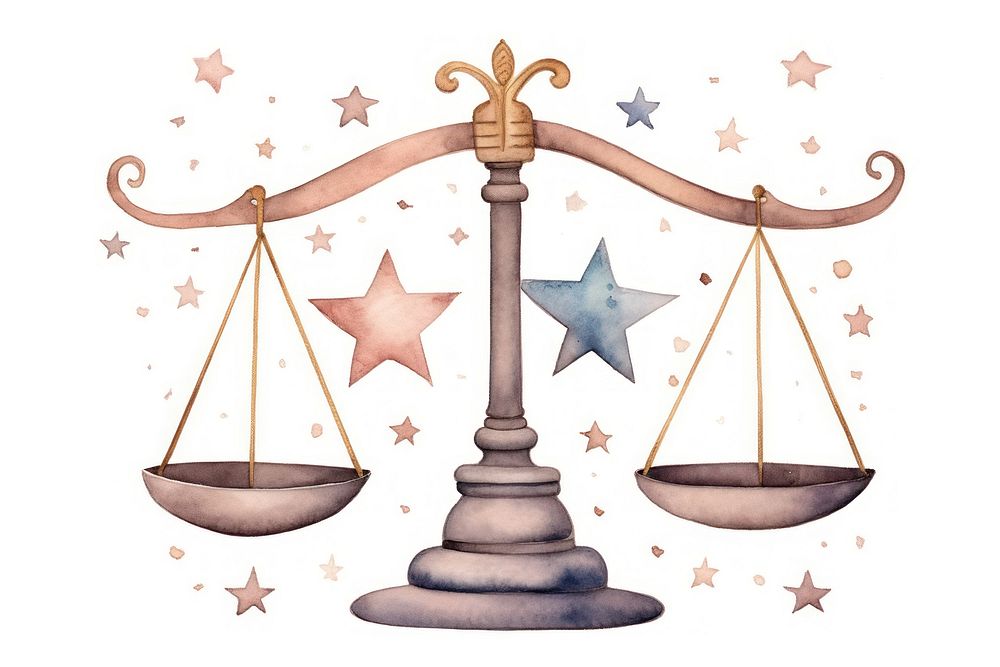 Libra astrology sign scale hanging science.