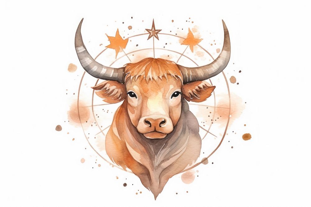 Taurus astrology sign livestock buffalo mammal.