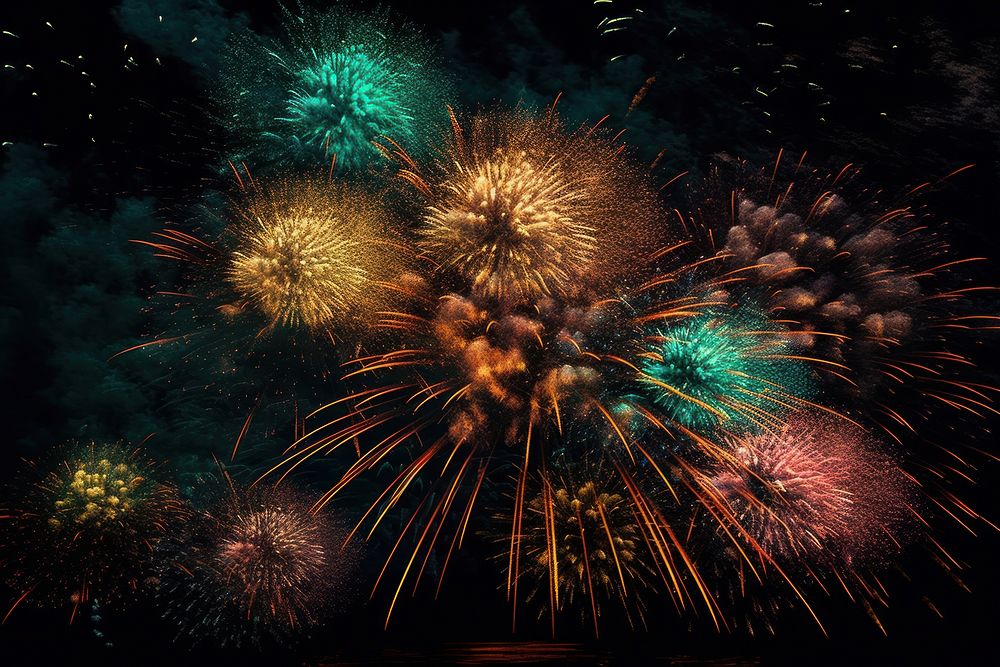 Fireworks illuminated celebration recreation.
