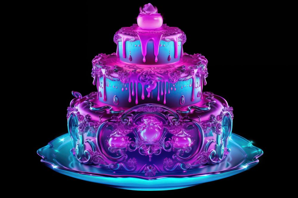 Cake dessert purple violet.