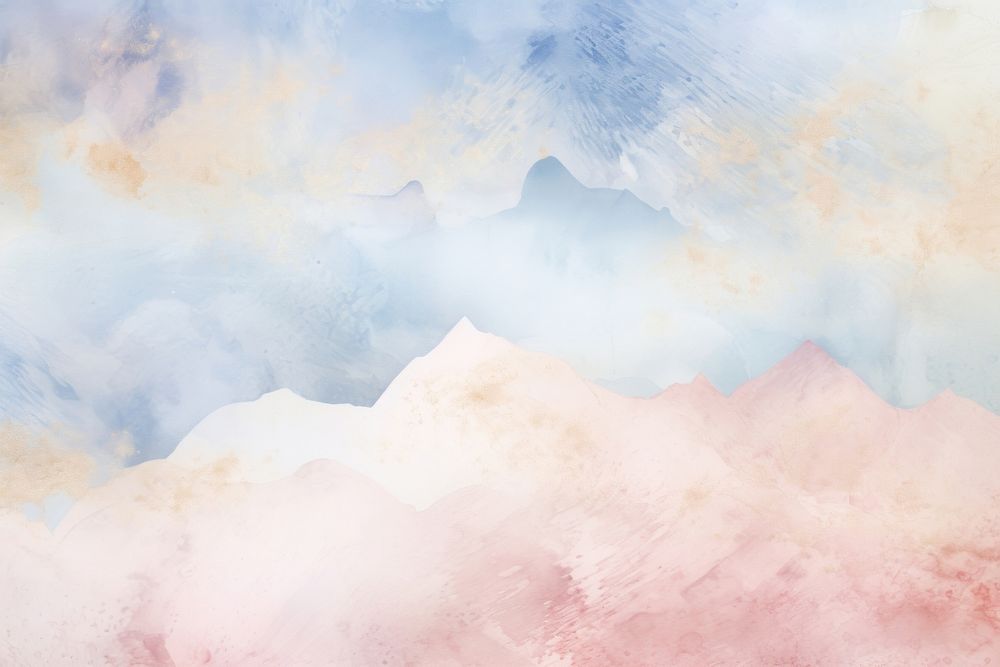 Mount fuji watercolor background painting backgrounds outdoors.