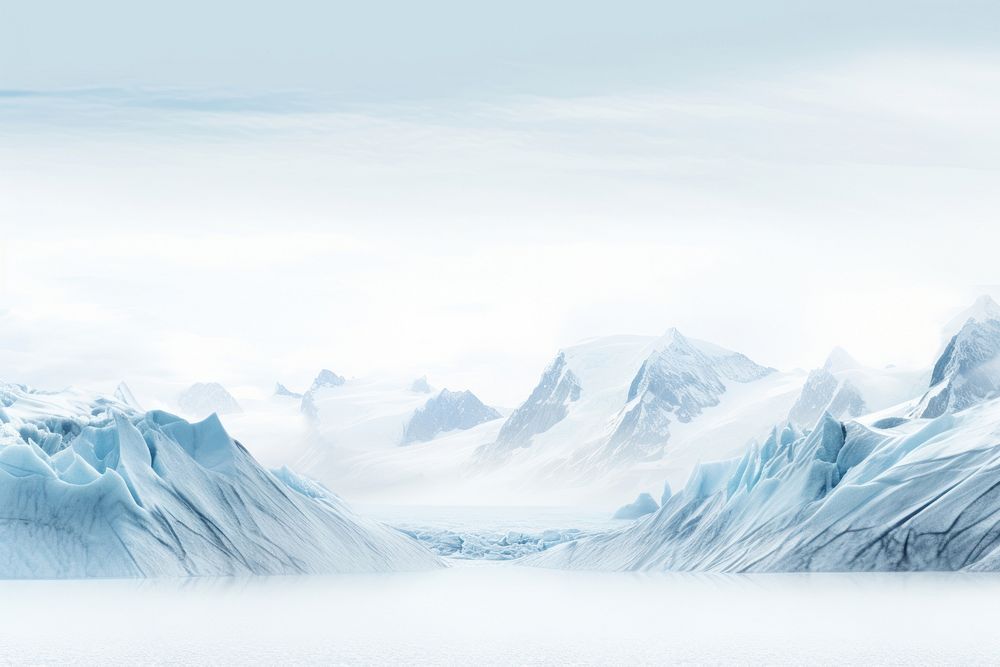 PNG Glacier landscape nature panoramic mountain.