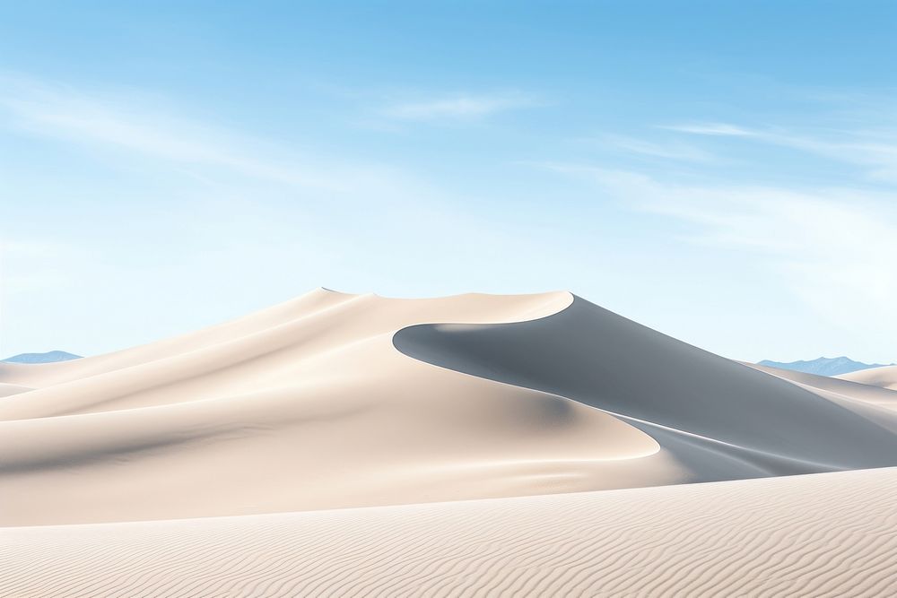 Sand dunes nature landscape outdoors.