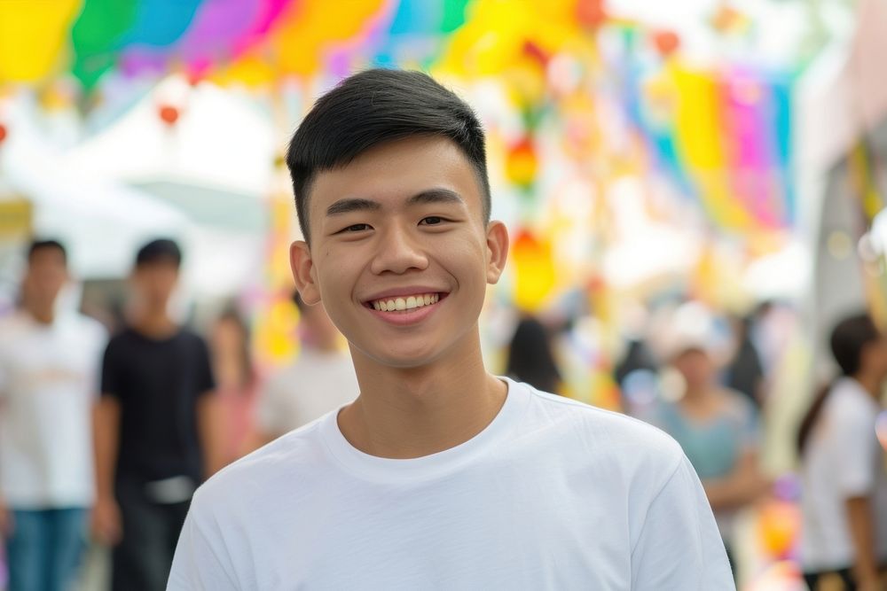 South east asian teen men standing smiling portrait photography people.