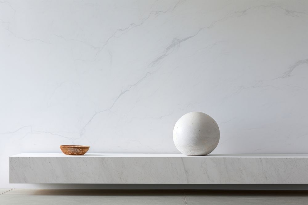 Living room architecture marble table.
