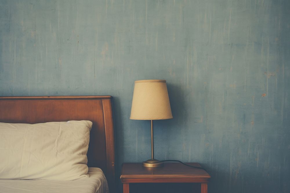 Bedroom furniture pillow lamp.