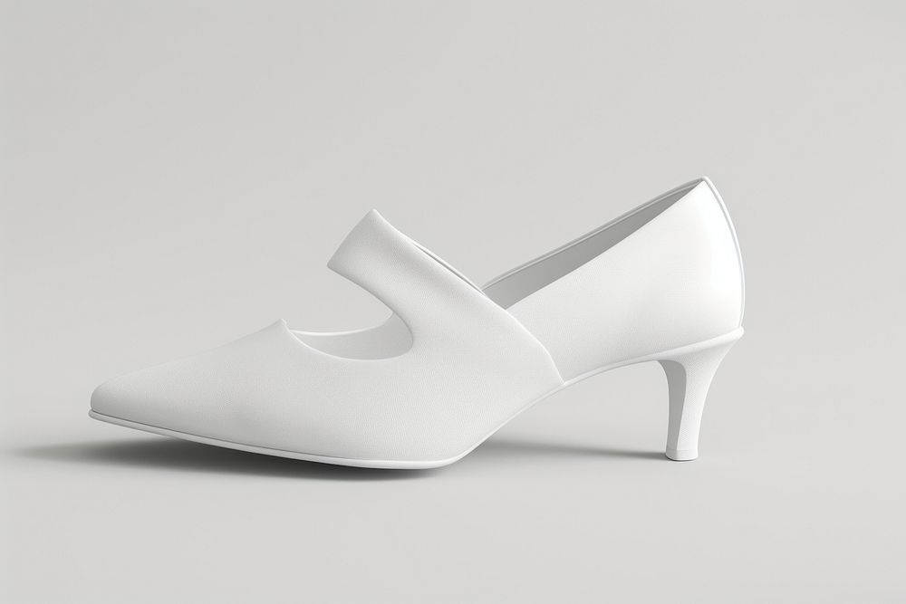 Shoe footwear white simplicity.