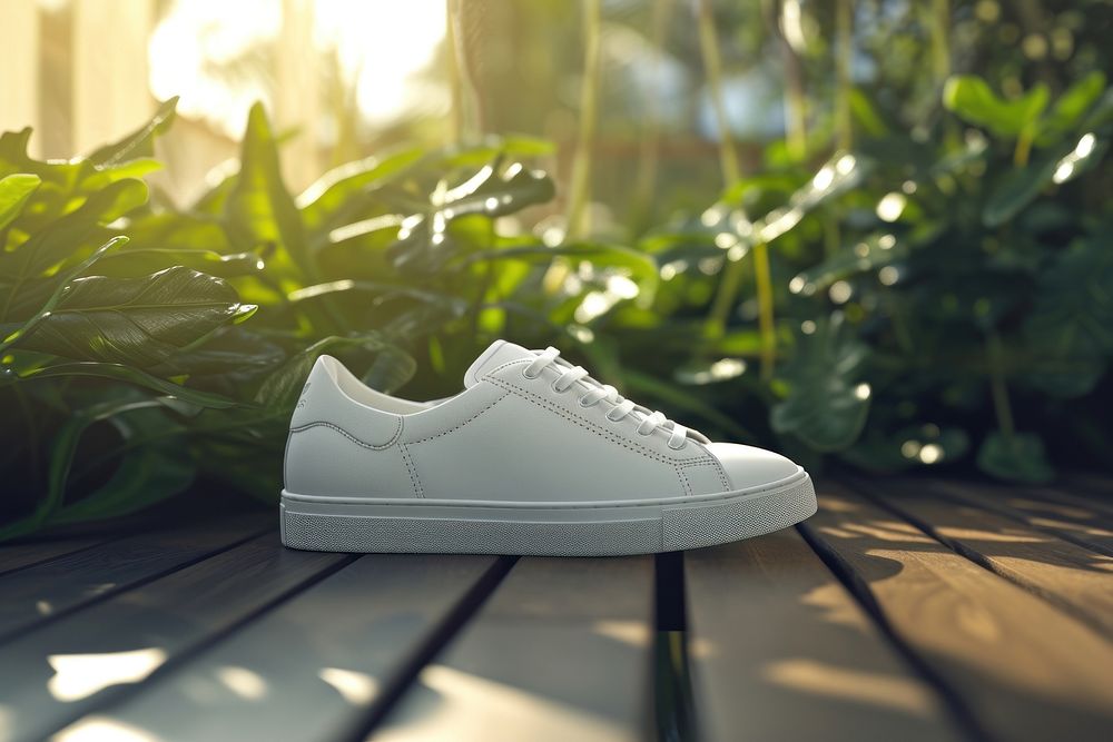 Laboratory shoe footwear outdoors white.