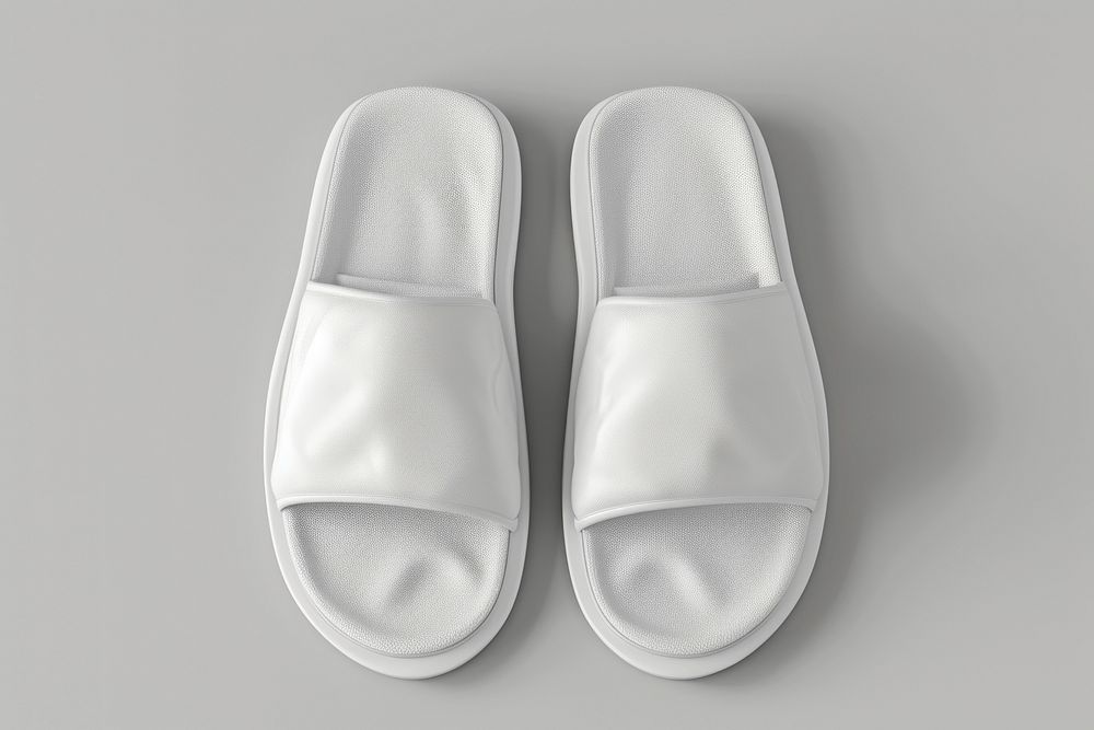 Slipper shoe white footwear flip-flops.