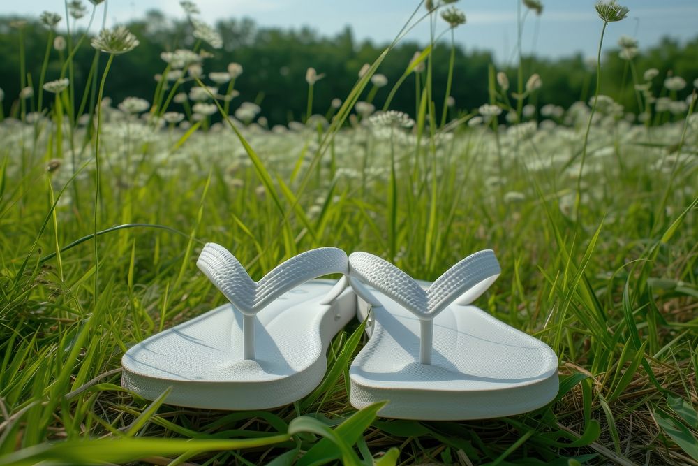 Thongs shoe outdoors flip-flops footwear.