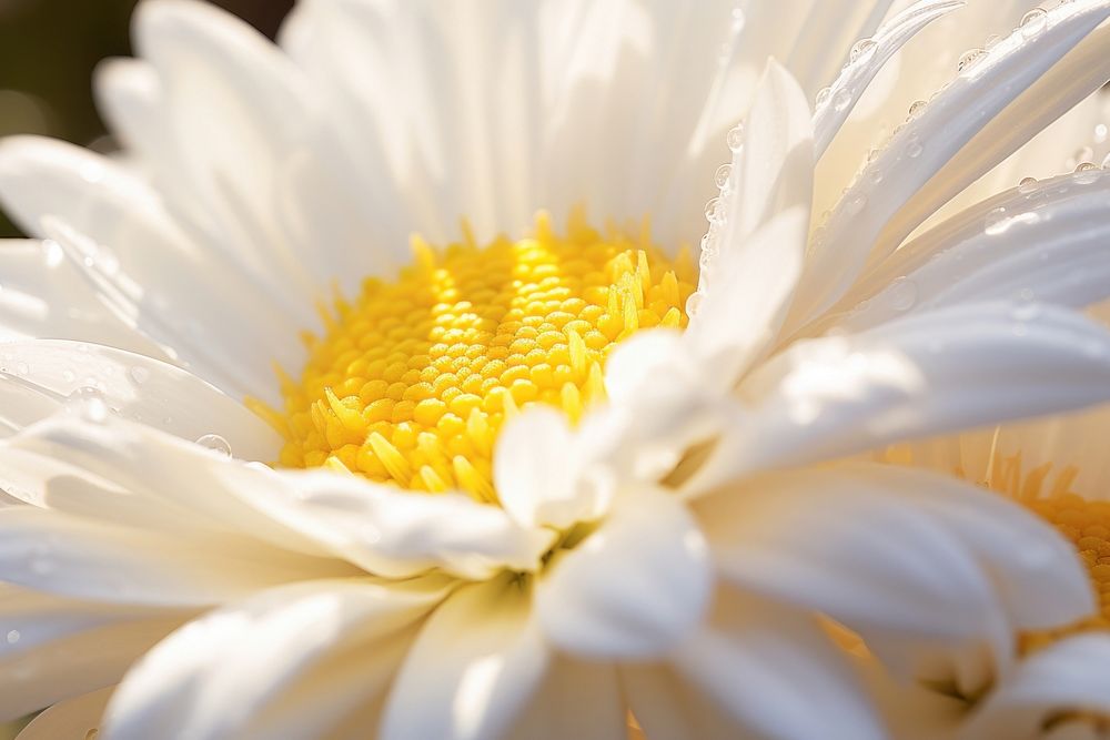 Daisy close up blossom flower petal.