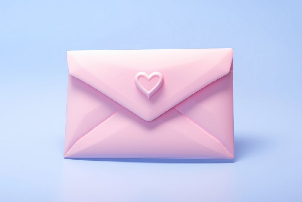 Envelope letterbox mailbox purple.