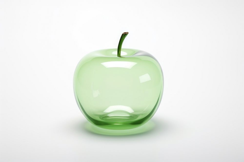 Apple fruit glass plant.