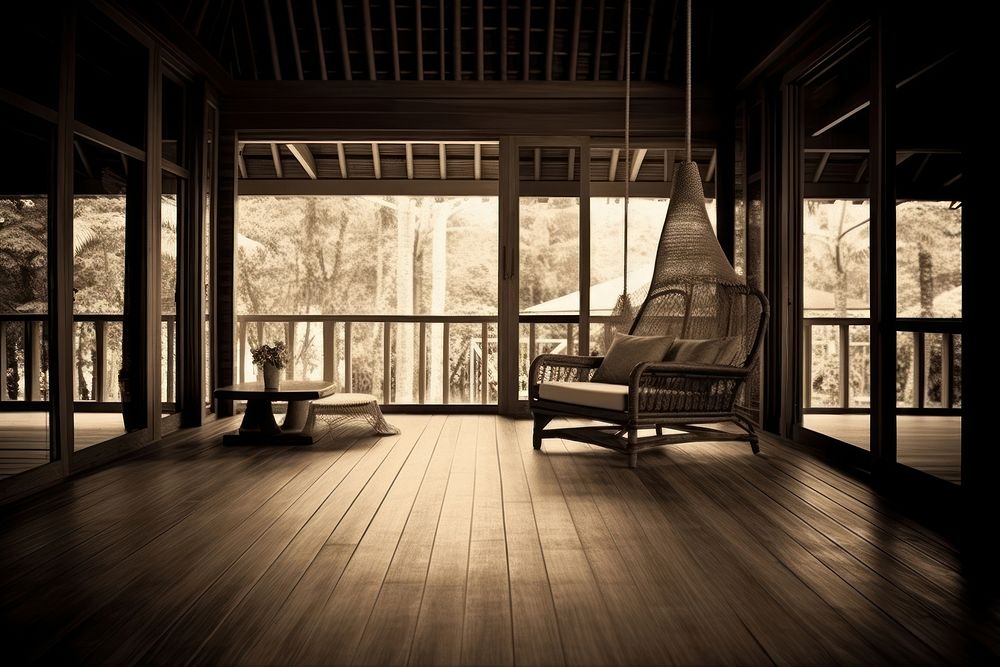 Thailand wooden home style architecture furniture flooring.