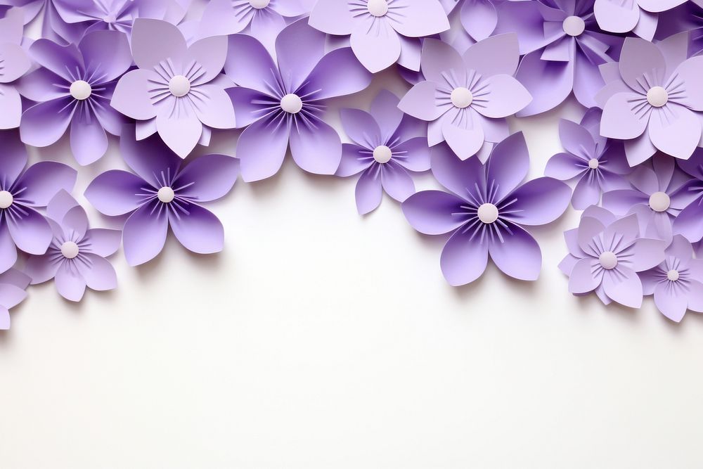 Violet flower floral border backgrounds pattern purple.