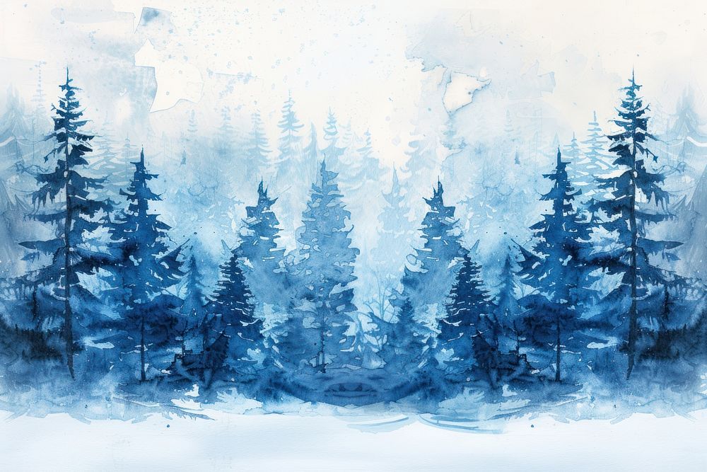 Background Winter forest backgrounds outdoors painting.