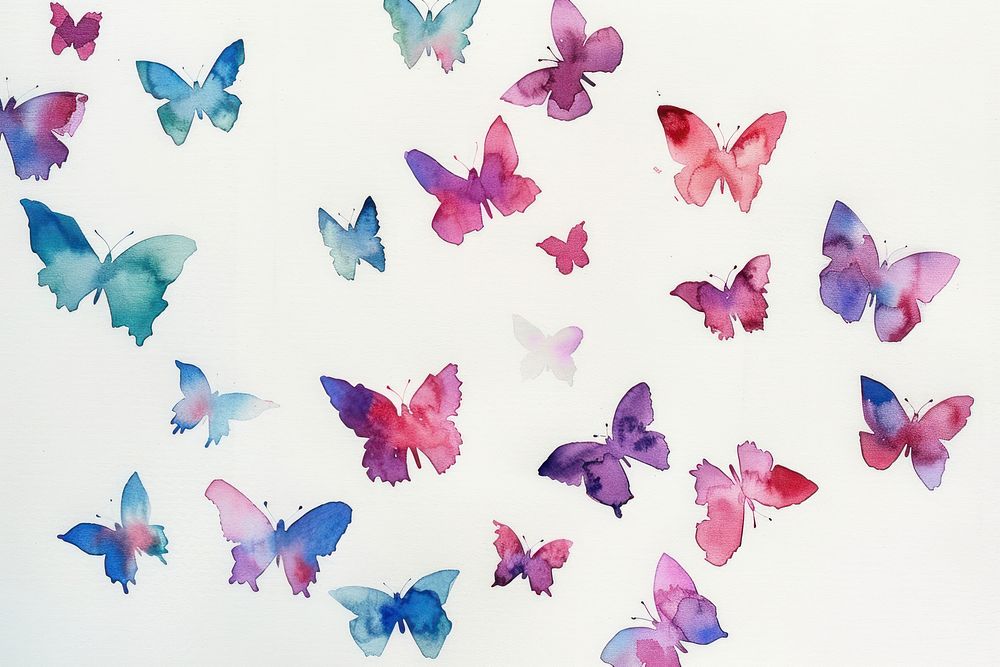 Background butteflies in sky animal petal paper.