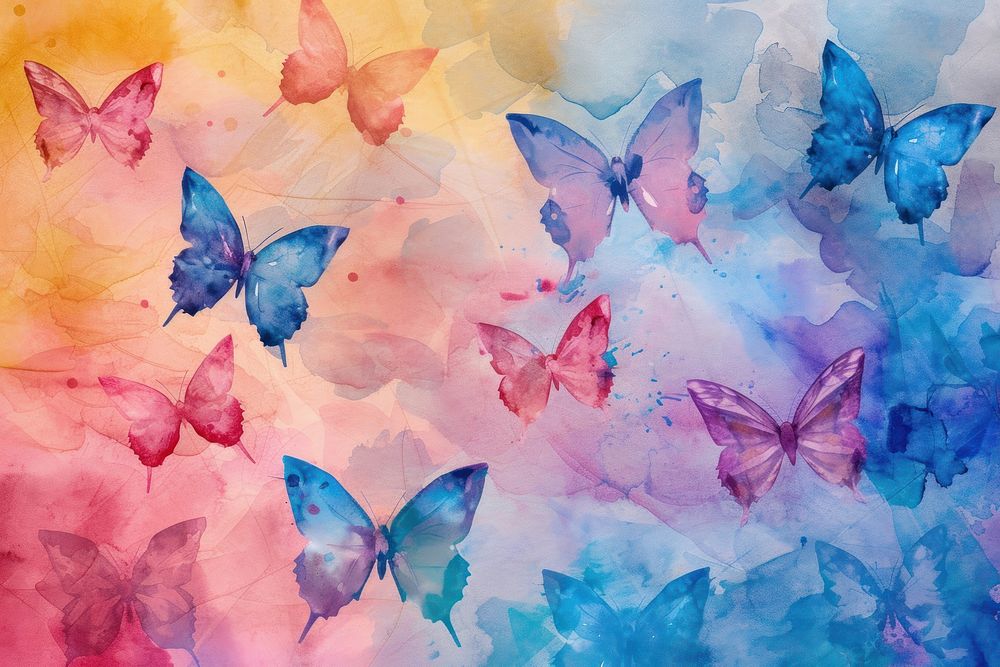 Background butteflies backgrounds petal creativity.
