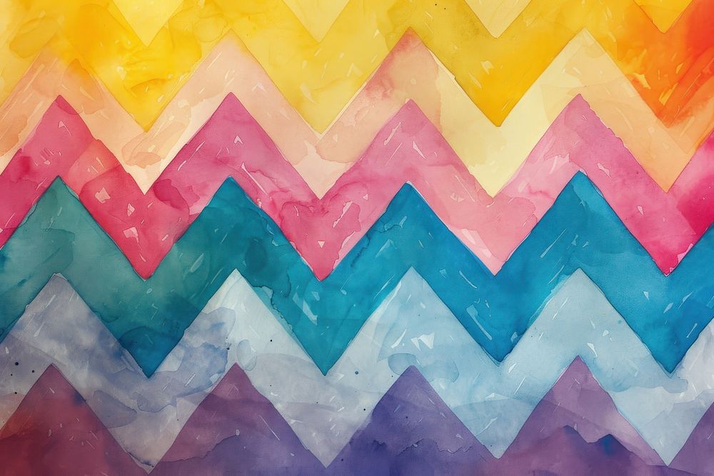 Background colorful chevron backgrounds painting art.