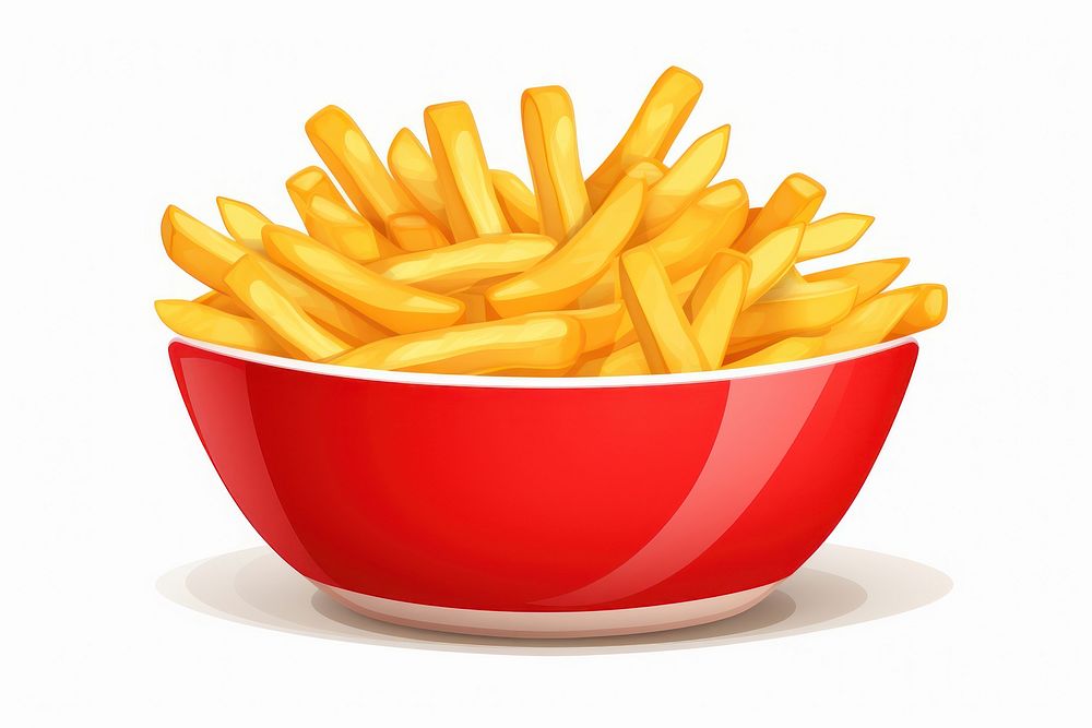 French fries food bowl french fries.
