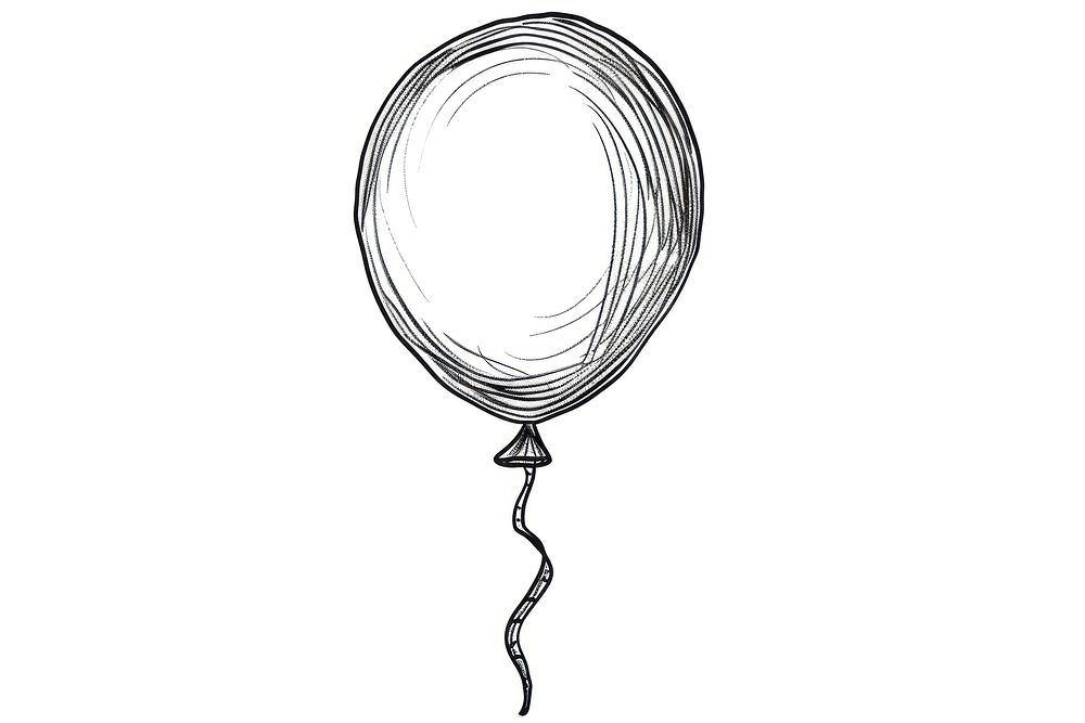 Balloon drawing sketch balloon.
